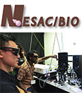 NESAC/BIO logo over photo of demo